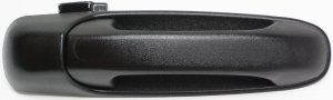 Front Exterior Door Handle for Dodge Durango 2004-2009, Dakota 2005-2011, Right (Passenger), Textured Black, Without Keyhole, Plastic, Replacement