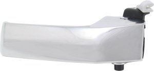 Front Interior Door Handle, All Chrome - Left (Driver), for Dodge RAM 1500 (2009-2018), RAM 2500/3500 (2010-2018), Includes Classic (2019-2022), Replacement