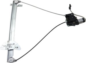 Front Window Regulator for Dodge Dakota 2000-2004, Durango 1998-2003, Right (Passenger), Power with Motor, Quad Cab Model, Replacement