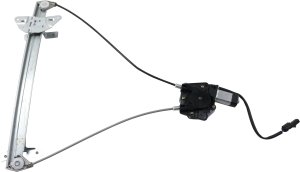 Front Window Regulator with Power Motor for Dodge Dakota (2000-2004, Quad Cab Model) and Durango (1998-2003), Left (Driver), Replacement