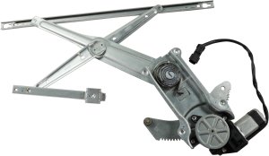Front Window Regulator for Dodge Dakota 1997-2004, Power with Motor, Left (Driver) Side, Regular/Club Cab, Replacement