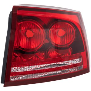 Tail Light for Dodge Charger 2006-2008, Right (Passenger) Side, Lens and Housing, Replacement