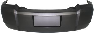 Rear Bumper Cover for Dodge Avenger 2008-2010, Primed (Ready to Paint), with Dual Exhaust Holes, Replacement