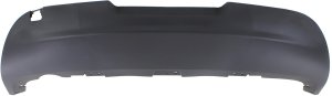 Rear Bumper Cover for 2013-2016 Dart, Lower Fascia, Textured Finish, Without Chrome Molding, Replacement