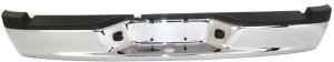 Step Bumper, Face Bar and Pad for Dodge Dakota 2005-2011, Chrome, with Pad Provision, without Mounting Bracket, Suitable for All Cab Types, Replacement