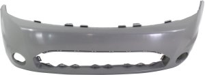 Front Bumper Cover for Ford Focus 2009-2011, Primed (Ready to Paint), Compatible with 2009-2011 Coupe, 2010-2011 Sedan-SES Model, Replacement