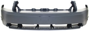 Front Bumper Cover for Ford Mustang GT Model 2010-2012, Primed (Ready to Paint), Replacement
