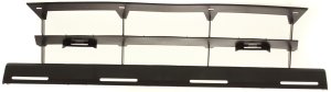 Front Bumper Grille for Ford Expedition 2007-2014, Textured Gray, Replacement