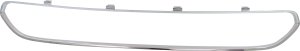 Front Bumper Grille Molding for Ford Fusion 2010-2012, Chrome, Excludes Sport Model, Replacement