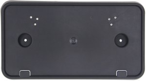 Textured Black Front License Plate Bracket for Ford Explorer, Years 2011-2015, Replacement