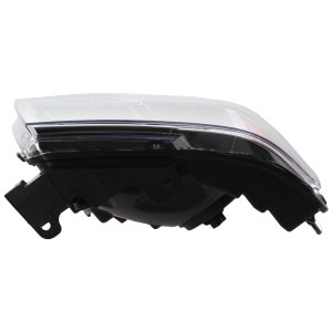 Headlight Assembly for Ford F-150 2009-2014, Right (Passenger) Side, Halogen Light with Chrome Trim, Replacement