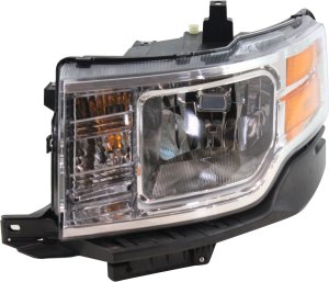 Headlight Assembly for Ford Flex (2009-2012), Halogen, SE/SEL Models, Left (Driver) Side, Replacement