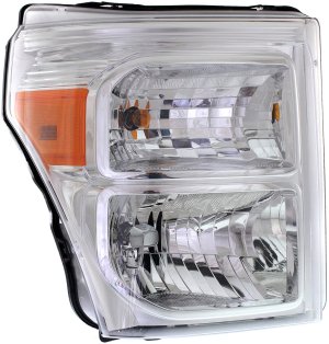 Headlight Assembly for Ford F-Series Super Duty 2011-2016, Right (Passenger), Halogen, Replacement