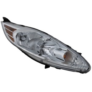 Headlight Assembly for Ford Fiesta 2011-2013 Right (Passenger), Halogen, SE Model, Without Appearance Package, Fits Hatchback/Sedan, Replacement