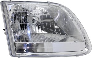 Headlight Assembly for Ford F-150 2001-2003, F-150 Heritage 2004, Right (Passenger) Side, Halogen, XL/XLT/Lariat Models, Replacement