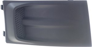 Fog Light Cover for Ford Focus 2008-2011, Left (Driver), Textured, without Fog Light Hole, Replacement
