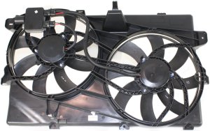 Radiator Fan Assembly for Ford Edge/Lincoln MKX 2007-2009, with Tow Package, Up to 5-4-2009, with Control Module, Replacement