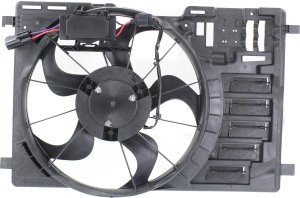 Radiator Fan Assembly for Ford Escape 2013-2016, Single Fan, 2.0L, with Control Module, Replacement