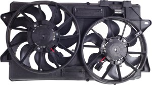 Radiator Fan Assembly for Ford Mustang 2015-2022, Dual Fan, Engine 2.3L, Replacement