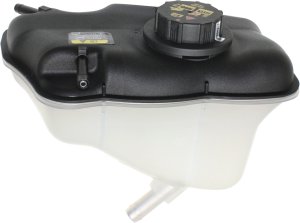 Coolant Reservoir for Ford Mustang 2011-2014, 3.7 Liter/5.0 Liter, with Cap, Replacement