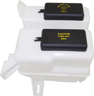 Coolant/Washer Reservoir Combo for Ford Explorer 1998-2003, Mercury Mountaineer 1998-2001 with Pump and 2 Caps, Replacement