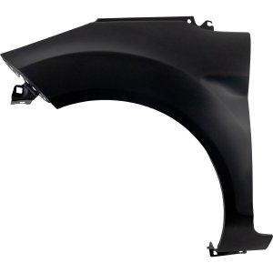 Front Fender Primed (Ready to Paint) for Ford Fiesta 2011-2019, Left (Driver), Excluding ST Model, Hatchback Without Rocker Moldings/Sedan, Replacement