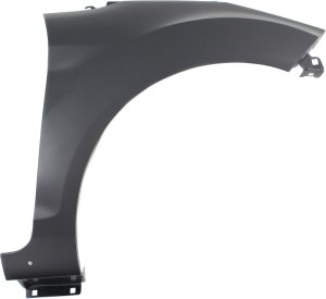 Front Fender for Ford Fiesta 2014-2019, Right (Passenger) Side, Primed (Ready to Paint), Hatchback, with Rocker Moldings, Replacement