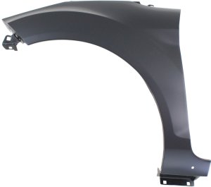 Front Fender for Ford Fiesta 2014-2019, Left (Driver), Primed (Ready to Paint), Hatchback Model, with Rocker Moldings, Replacement