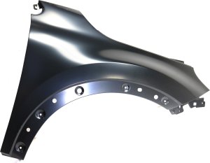 Front Fender for Fiat 500X 2016-2022, Right (Passenger) Side, Primed (Ready to Paint), Steel Replacement
