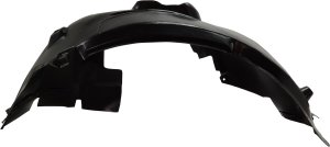 Front Fender Liner for Ford Focus S/SE Models (2012-2018), Left (Driver) Side, Injection Formed Plastic, Replacement