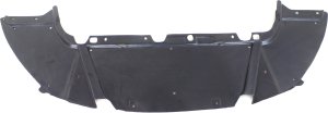 Engine Splash Shield for Ford Focus ST Model 2013-2014, Front Under Cover/Air Deflector with Active Grille Shutters, Replacement