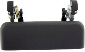 Front Exterior Door Handle for 1993-2000 Ranger and 1994-2000 Mazda Pickup, Right (Passenger) equals Left (Driver), Textured Black, Metal, Replacement