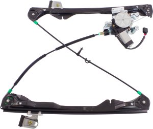 Front Window Regulator for Ford Focus 2008-2011, Left (Driver), Power With Motor, 4-Door, Sedan, Replacement