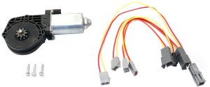 Custom Window Regulator Motor for 1964-1972 Custom, 1972-1976 Mark IV, 1977-1980 Versailles, 1981-1996 Ford Bronco, Front, Left (Driver), Replacement