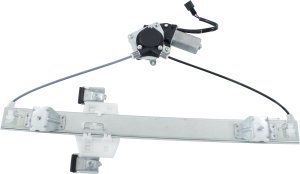 Rear Window Regulator with Motor for Ford F-150 2004-2014, Power, Right (Passenger), Extended Cab, New Body Style, Replacement