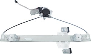 Power Rear Window Regulator with Motor for 2004-2014 Ford F-150, Left (Driver) Side, Extended Cab, New Body Style, Replacement