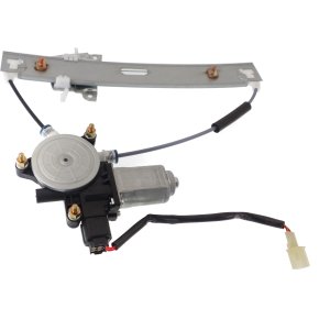 Power Rear Window Regulator with Motor for Ford Escape 2008-2012, Mercury Mariner 2008-2011, Left (Driver), 2 Pins, Replacement
