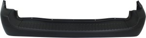 Primed (Ready to Paint), Smooth Finish Rear Bumper Cover for Ford Freestar 2004-2007, Base/S/SE Models without Back-Up Sensor Holes, Replacement