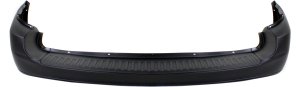 Rear Bumper Cover for Ford Freestar 2004-2007, Primed (Ready to Paint), Smooth Finish, without Back-Up Sensor Holes, SEL/Limited Model, Replacement