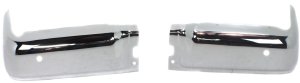 Step Bumper Face Bar for Ford F-150 2009-2014, Without Pad, With Pad Provision, Without Mounting Bracket, Chrome, With Rear Object Sensors Holes, Excluding Raptor Model, Styleside, Replacement