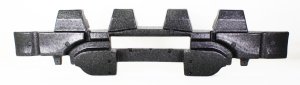 Rear Bumper Absorber for Ford Taurus 2010-2012, Impact-Resistant, Replacement