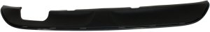 Rear Lower Valance for Ford Fusion 2010-2012, Textured, with 2.5L Engine, Without Styling Kit, Replacement