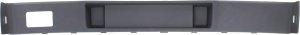 Front Bumper Molding for GMC Yukon/Yukon XL 2015-2020, Textured Black, with Tow Hook Holes, Replacement