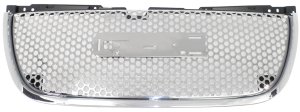 Grille for 2007-2014 Yukon, GMC Denali Model, Chrome Shell and Insert, Replacement