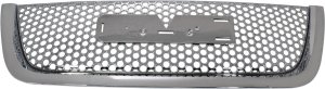 Grille for GMC Acadia 2011-2012, Chrome Shell and Insert, Denali Model, Replacement