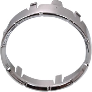 Front Fog Light Molding for GMC Acadia 2007-2012, Right (Passenger)=Left (Driver), Chrome, Replacement