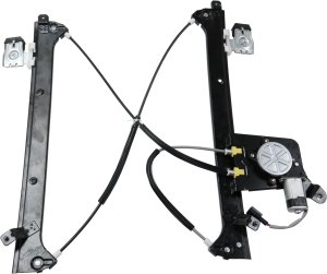 Power Rear Window Regulator with Motor for Chevrolet Silverado Crew Cab 2001-2006, Left (Driver), Includes 2007 Classic, Replacement