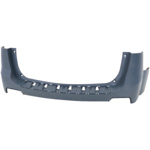 Rear Bumper Cover for GMC Terrain 2010-2015, Upper Position, Primed (Ready to Paint), Excluding Denali Model, without Park Assist System Holes, Replacement