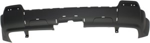 Rear Bumper Cover for GMC Terrain 2010-2015, Lower Textured, Excluding Denali Model, with Chrome Package, without Dual Exhaust Holes, Replacement