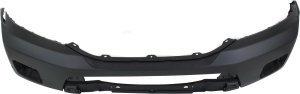 Front Bumper Cover for Pilot 2009-2011, Primed (Ready to Paint), with Sensor Hole, Touring Model, Replacement